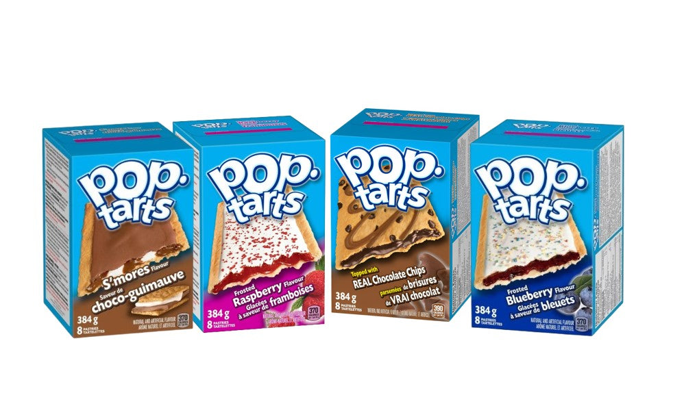 Wonderbox PopTarts-Raspberry-Blueberry-Choco Chips-Smores