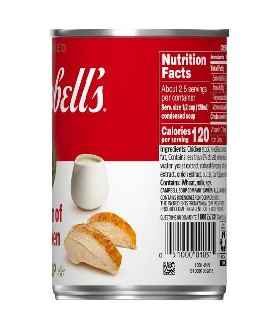 Campbells fideos de pollo 305 g