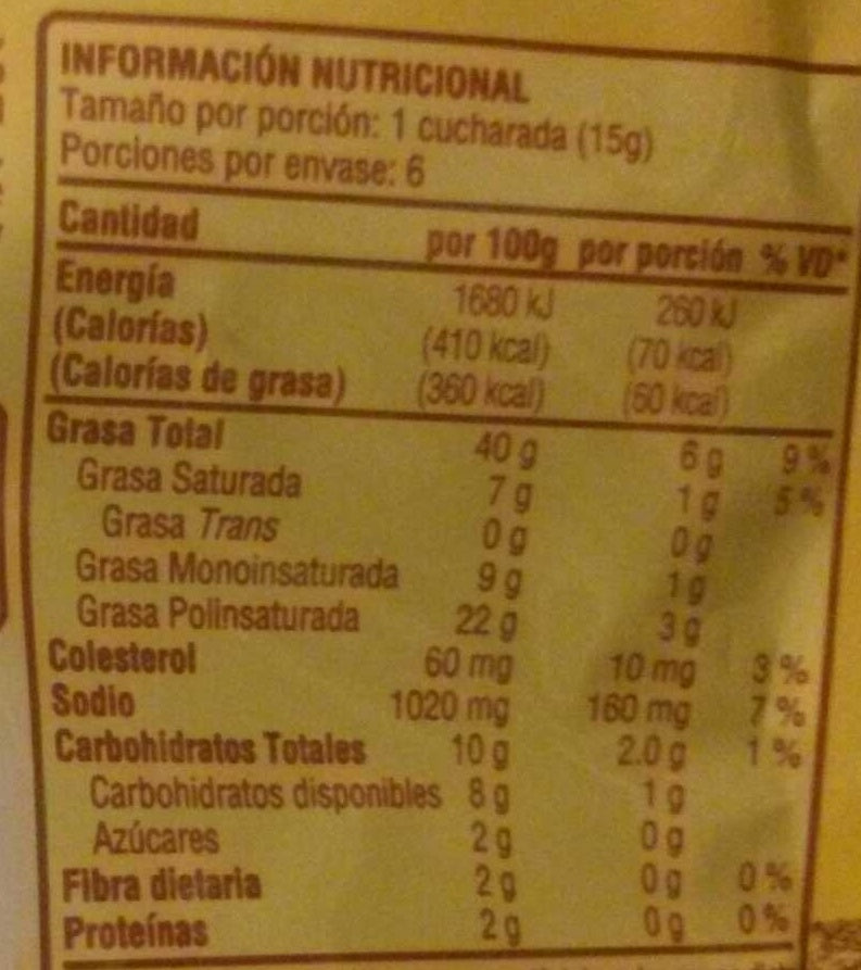 Alacena crema aji tari 400g - pack de 3!