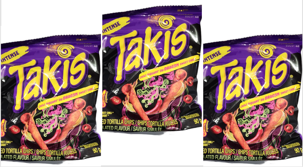 Takis Chili Piquant Du Dragon Sweet Chili (90g)  x3