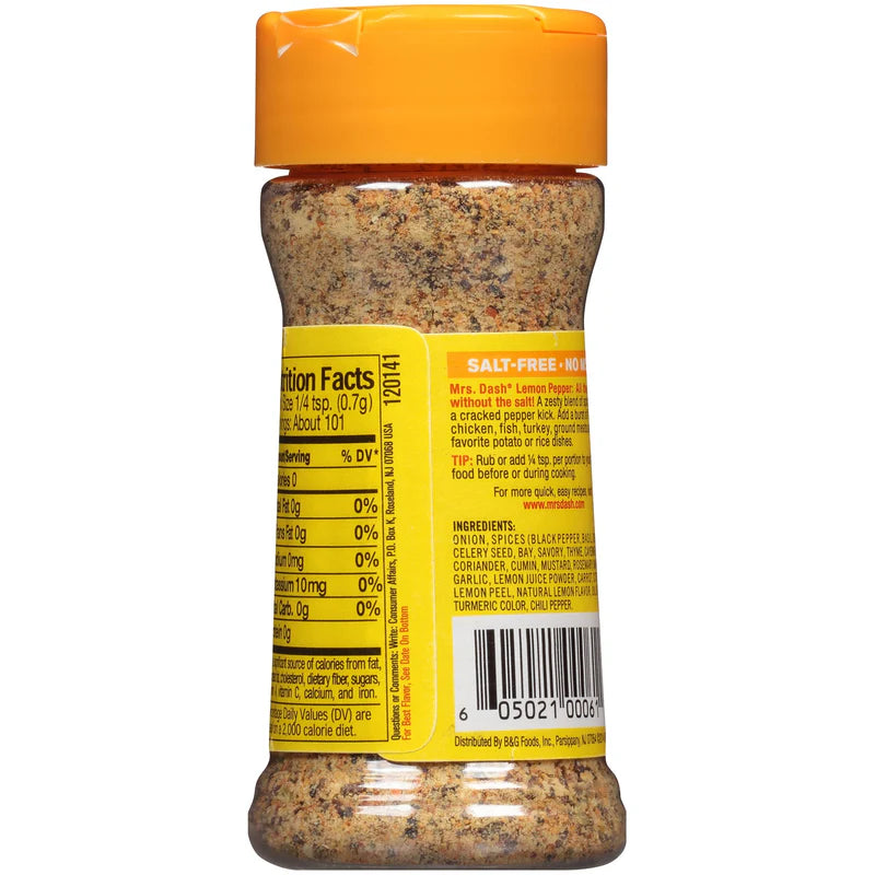 Dash Lemon Pepper Seasoning Blend 71g