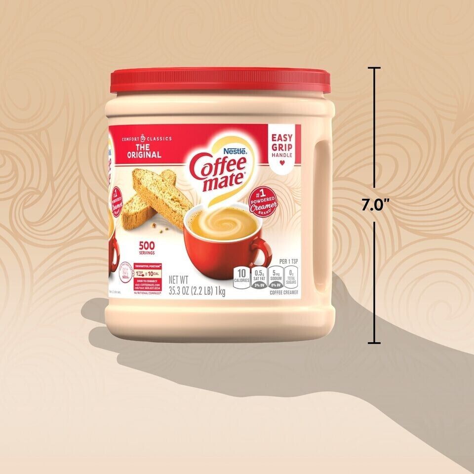 Coffee Mate Nestlé original 1000 gr (caja 10 uds)