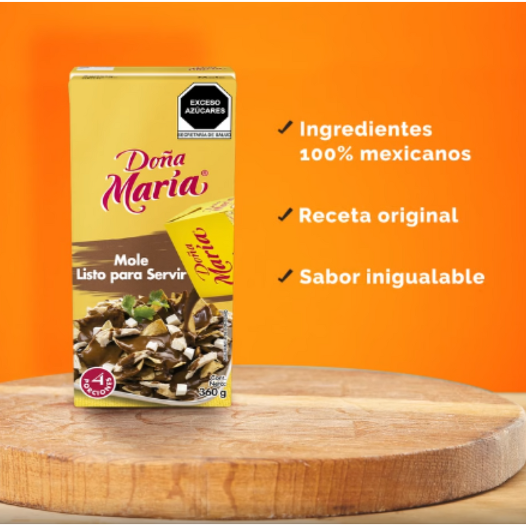 Doña María Mole 360g - Listo para servir