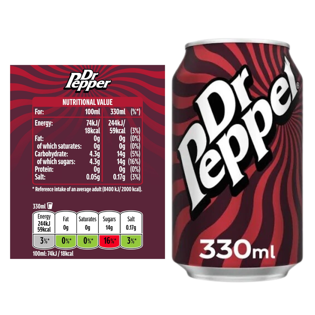 Dr Pepper 330 ml