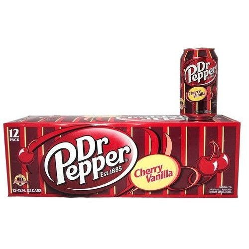 DrPepper Cherry Vanilla 355ml -Pack 12