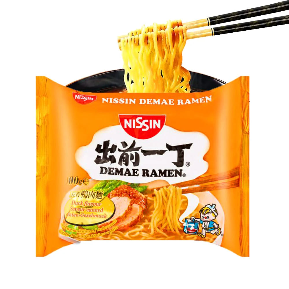 Nissin fideos sabor pato 100 gr