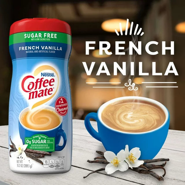 Coffee Mate French Vanilla Sin azucar 289.1 gr