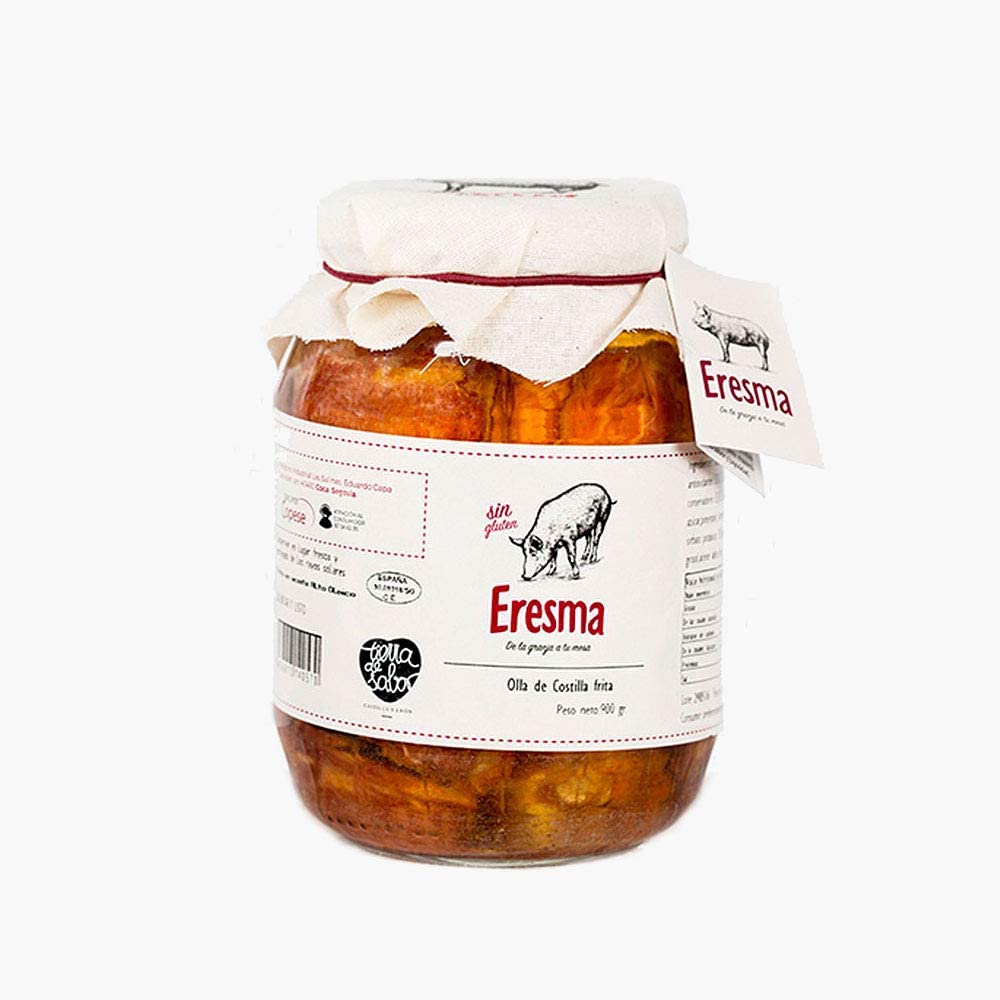 Olla de costilla frita Eresma 900 gr