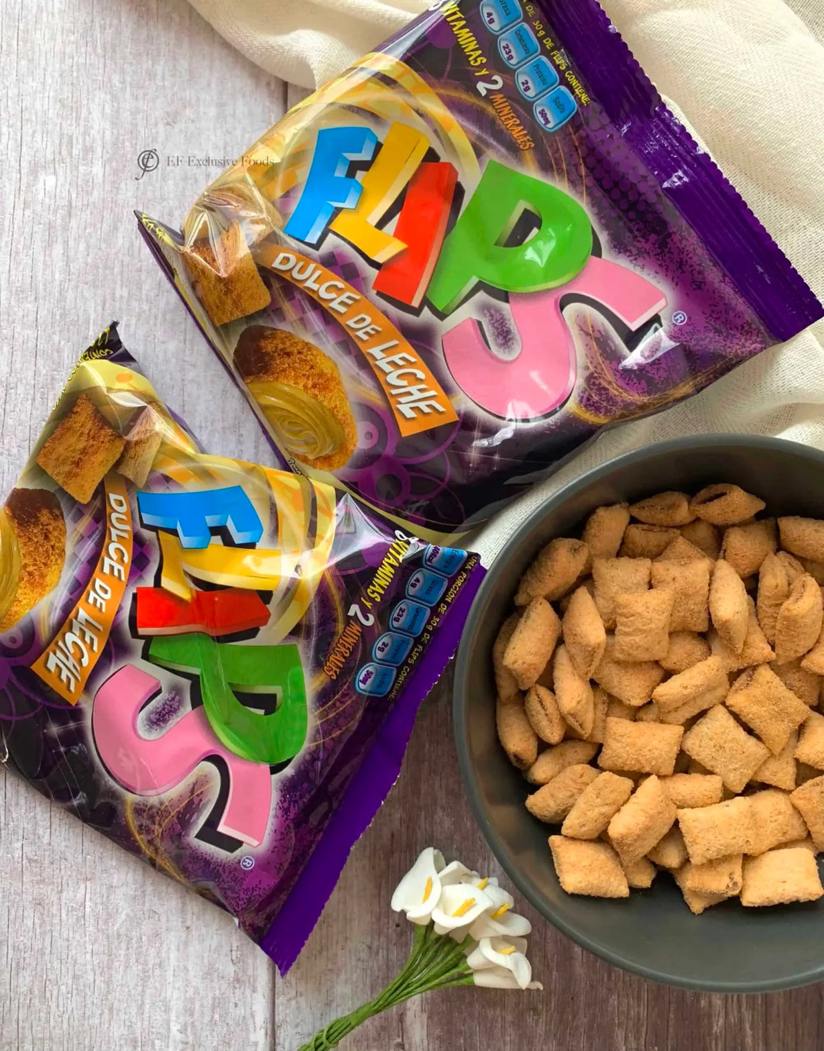 Pack 6 FLIPS Cereales Dulce de Leche