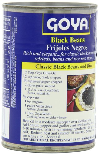 Goya Frijoles Negros Extra 439g (15.5 OZ)X2