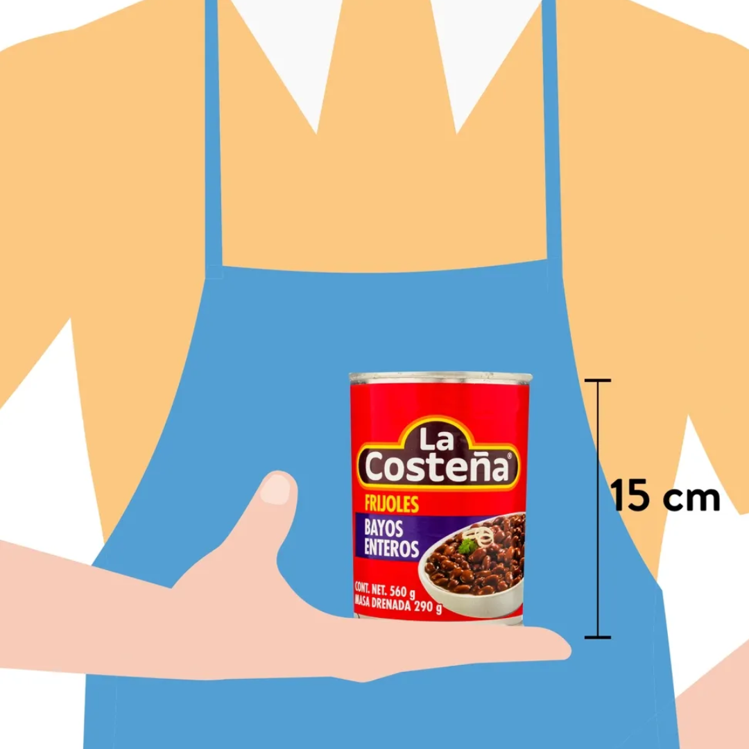 Frijoles Bayos Enteros La Costeña 560gr