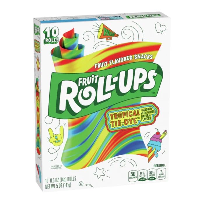Fruit Roll-Ups Tropical 10 Rolls (14g)