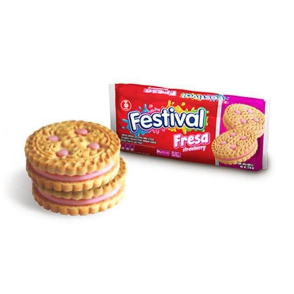 Galletas Festival Fresa 33.6gr