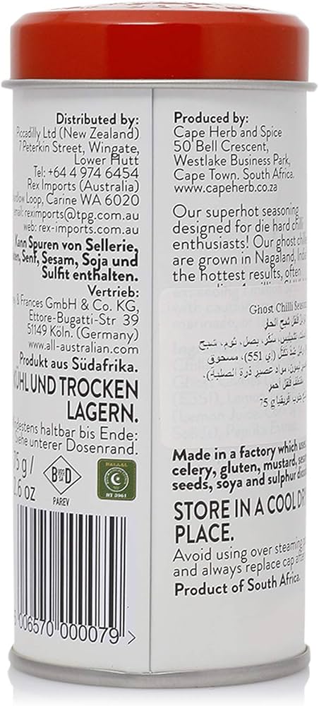 Cape Herb Chili  Indian Ghost 75gr