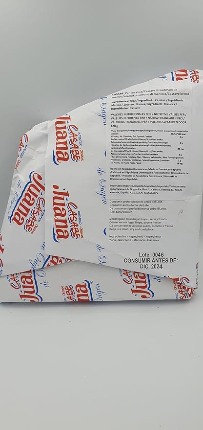 Juana Casabe 283gr Gluten Free