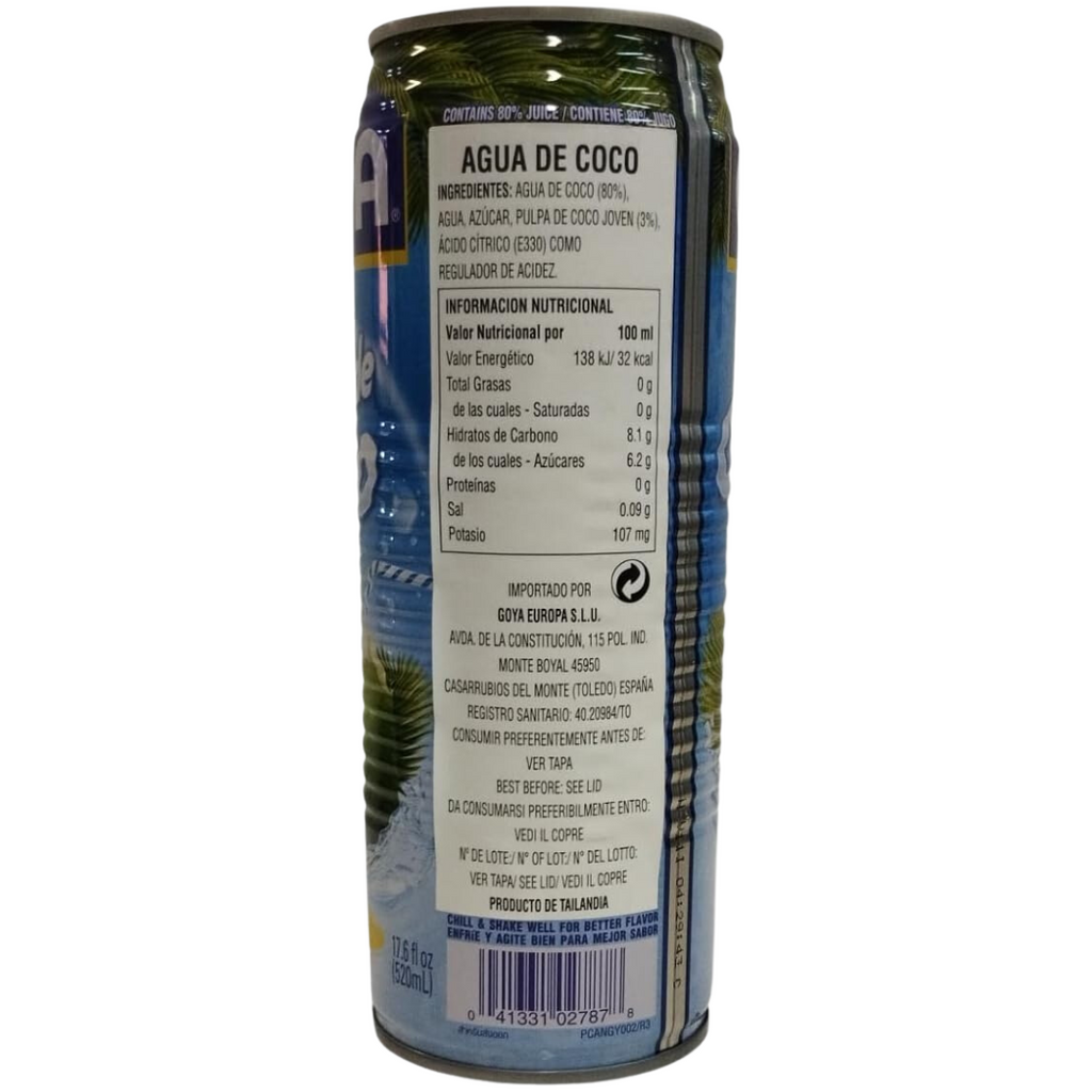 Goya agua de coco 520 ml - 1 unidad