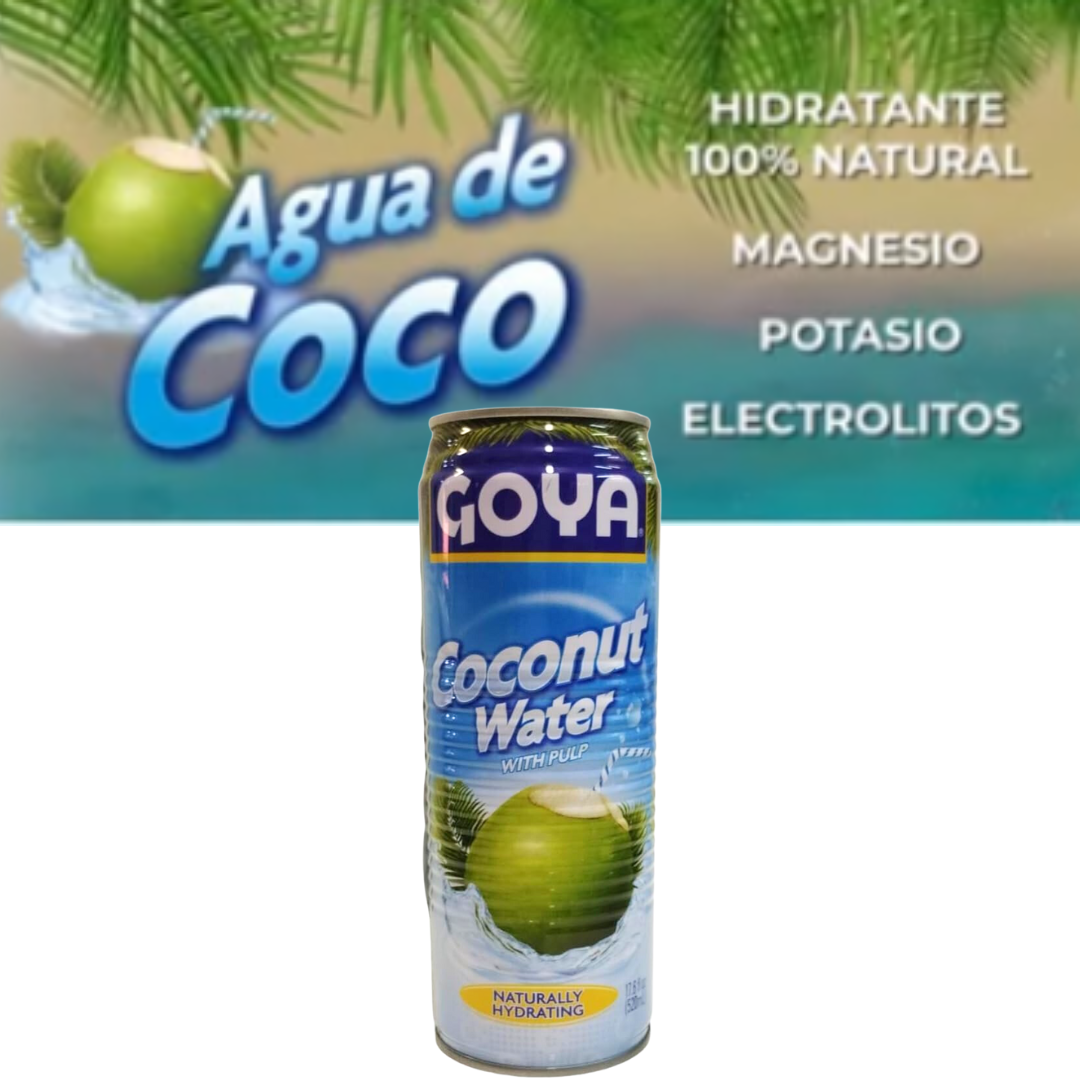 Goya agua de coco 520 ml - 1 unidad