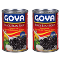 Goya Black Bean Soup Net WT. 15OZ. (425g)X2