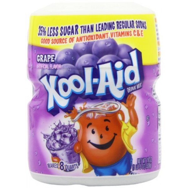 Kool Aid Grape Soft Drink Mix NET WT 19 OZ  (538g)