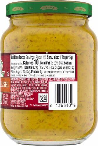 Heinz Hot Dog Relish - 10 oz