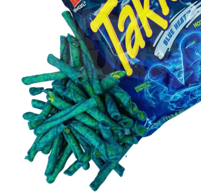 Takis Blue heat botana de maíz sabor chile y limón 200g x3
