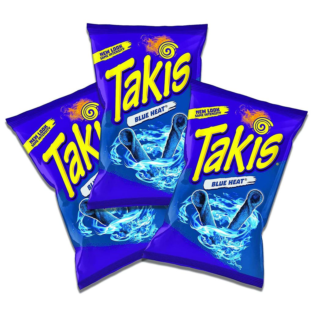 Takis Blue heat botana de maíz sabor chile y limón 200g x3