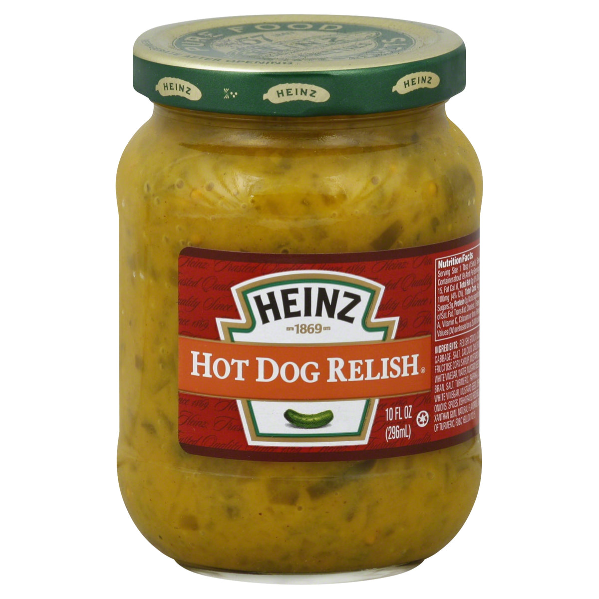 Heinz hot dog relish caja 10oz -12uds!