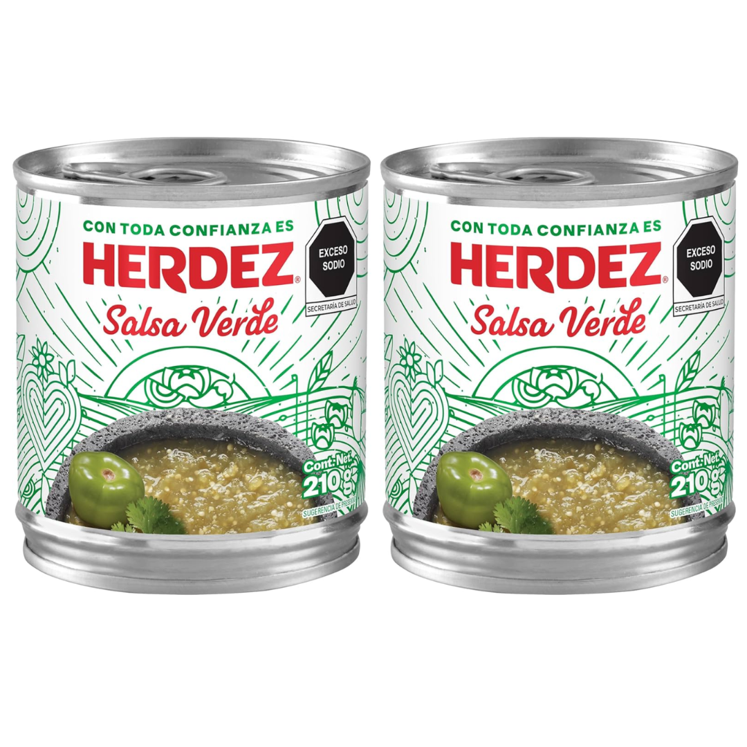Herdez Salsa Verde 210g pack 2