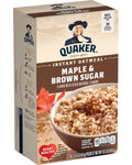 Quaker oatmel maple&brown sugar 43g -10 bags