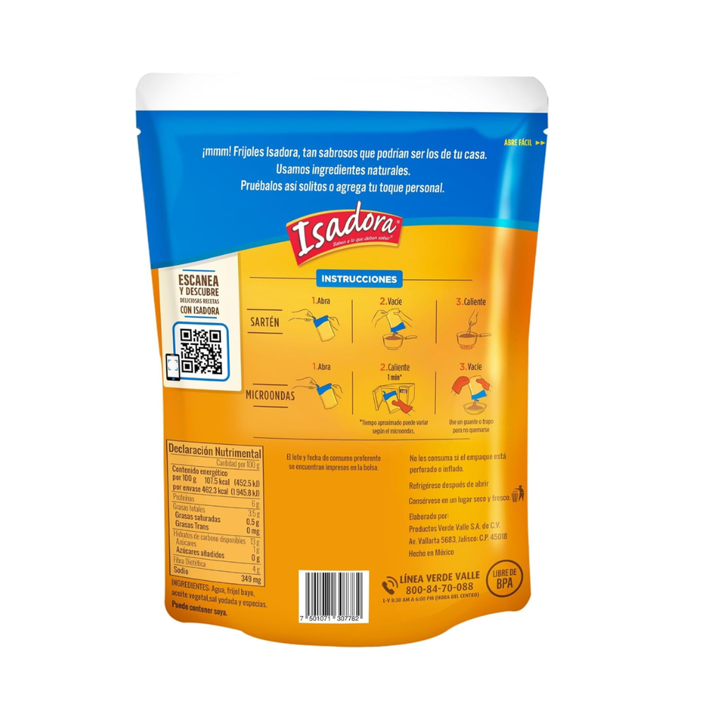 Frijoles Refritos Bayos Isadora 430gr