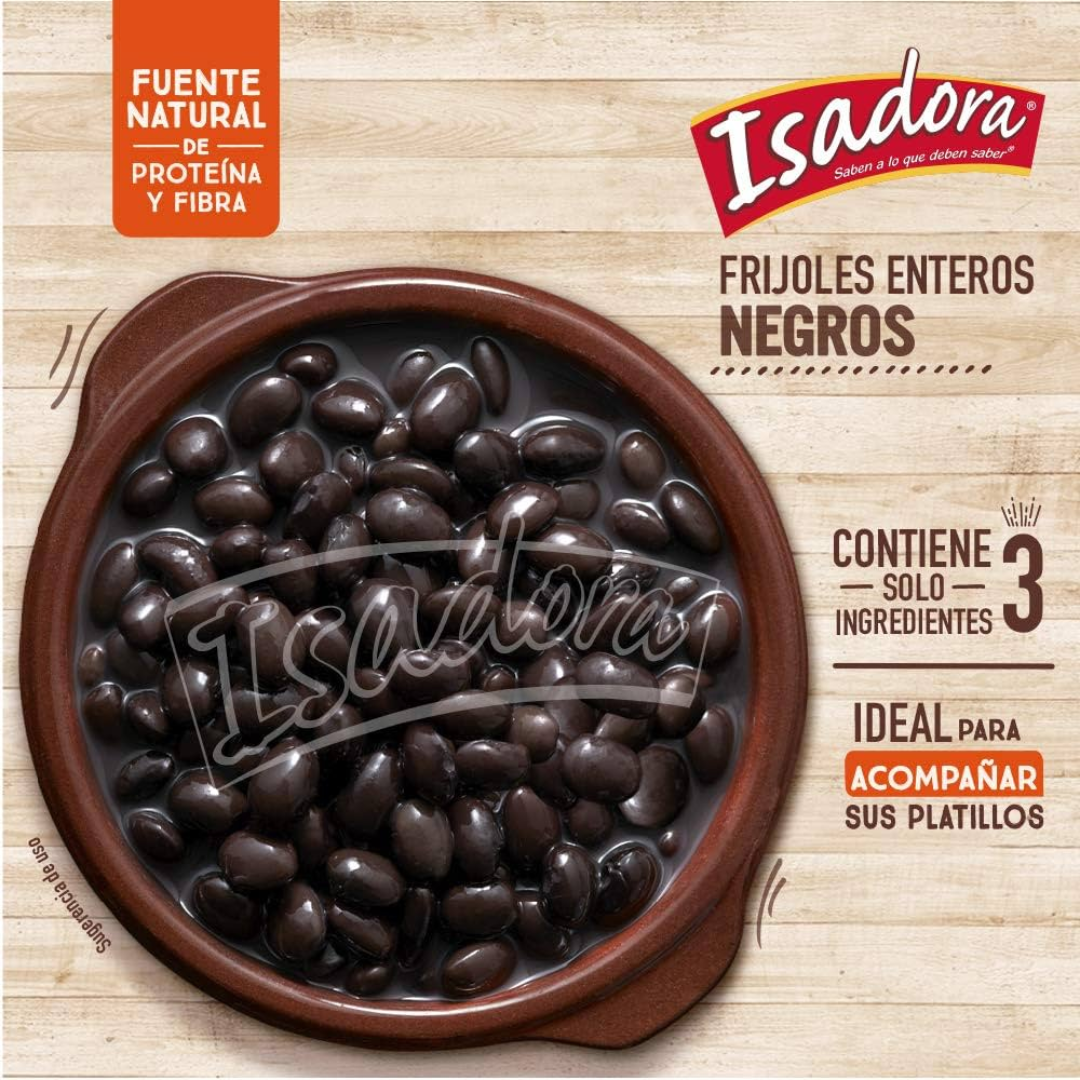 Isadora Frijoles Enteros Negros