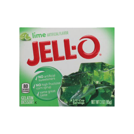 Jell-o Lime 3.oz 85g Jello - 2 packs