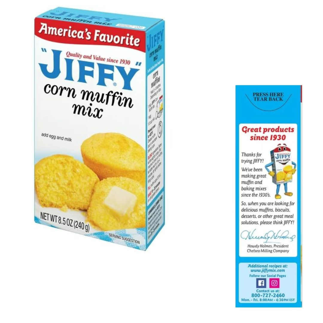 Jiffy Corn Muffin 240gr - pan de maíz