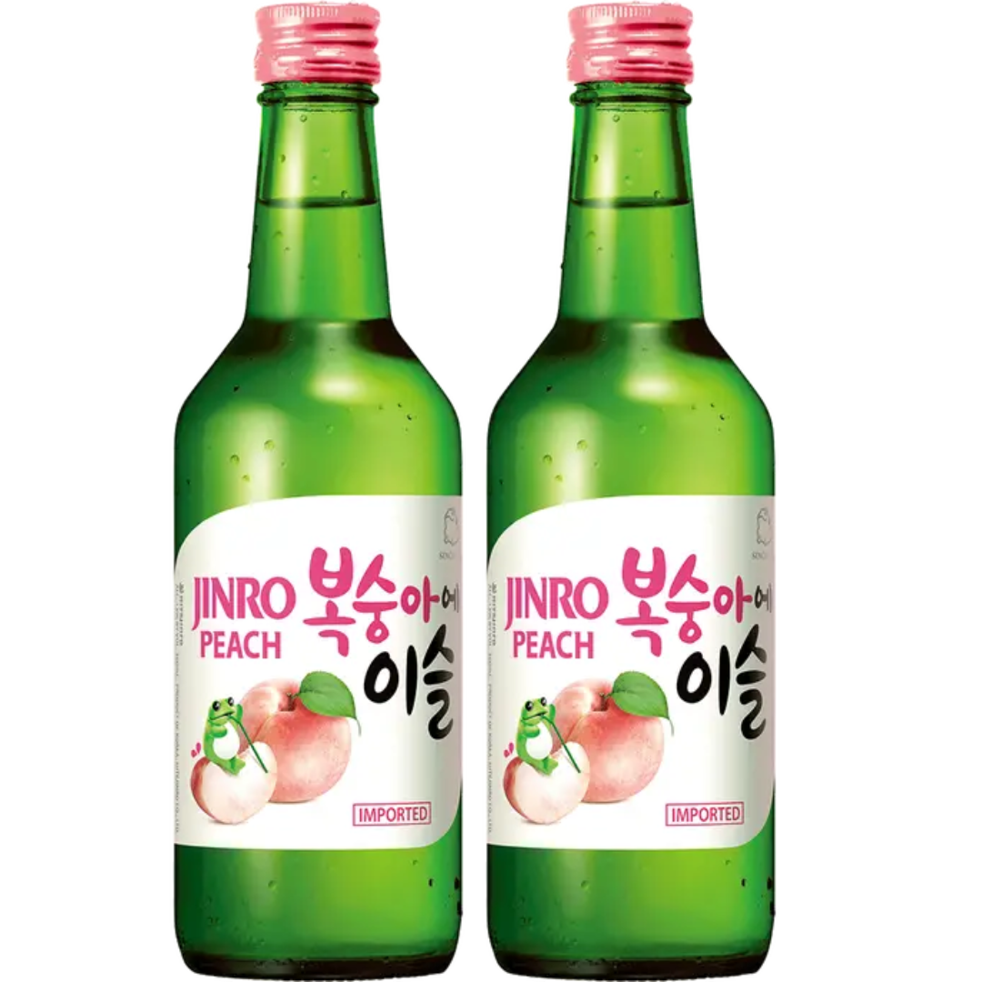 JINRO Soju Durazno Pack 2