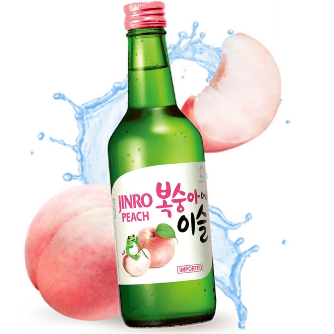 JINRO Soju Durazno Pack 2