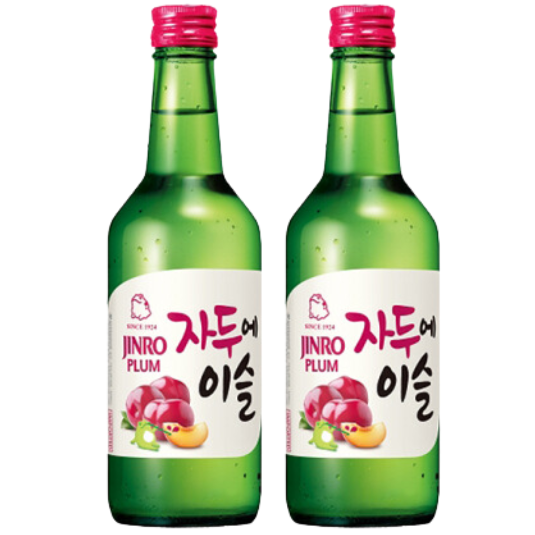 JINRO Soju Ciruela Pack 2