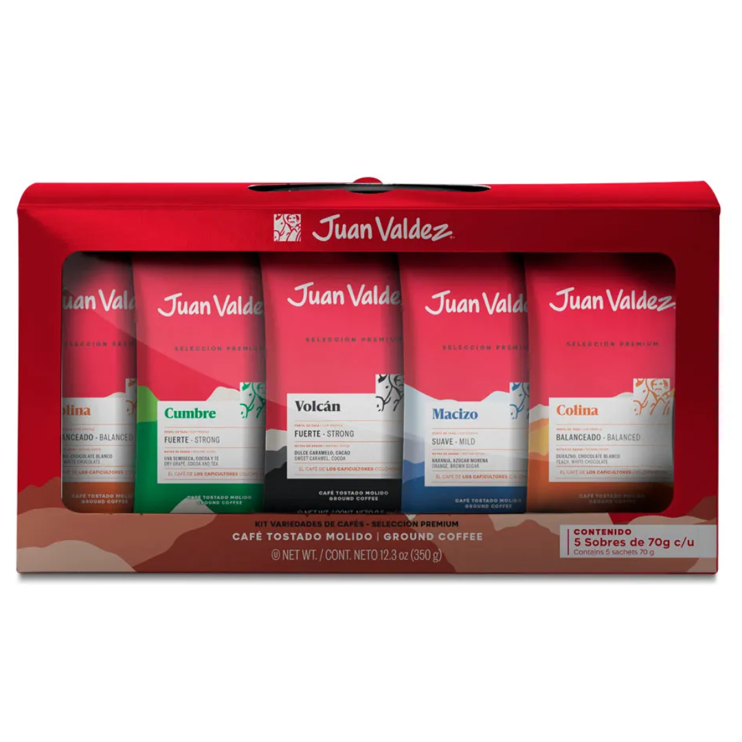 Juan Valdez Kit Tostado Molido 350g - 100% Colombia