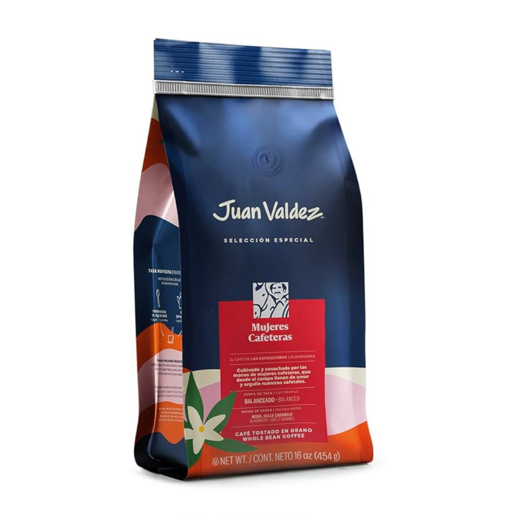 Juan Valdez Mujeres Cafeteras en Grano 454g ? 100% Colombiano Premium
