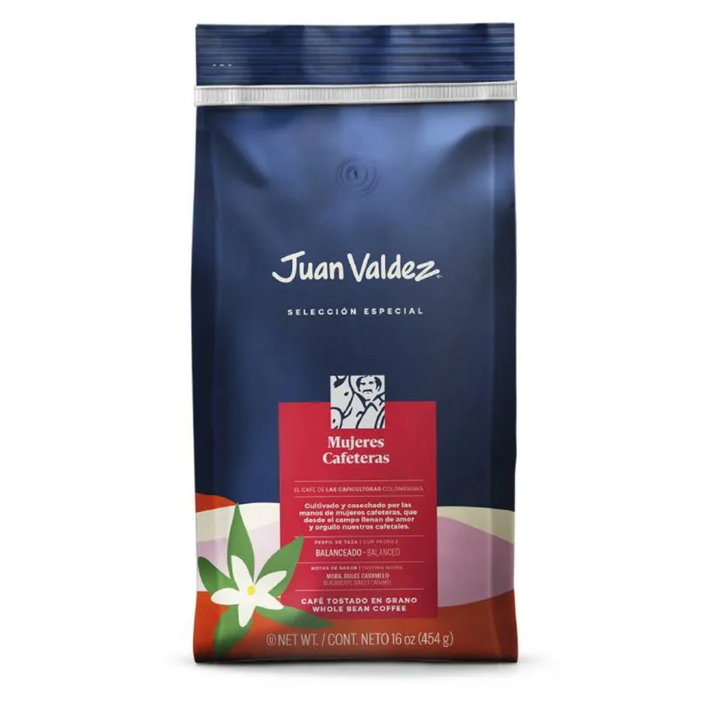Juan Valdez Mujeres Cafeteras en Grano 454g ? 100% Colombiano Premium