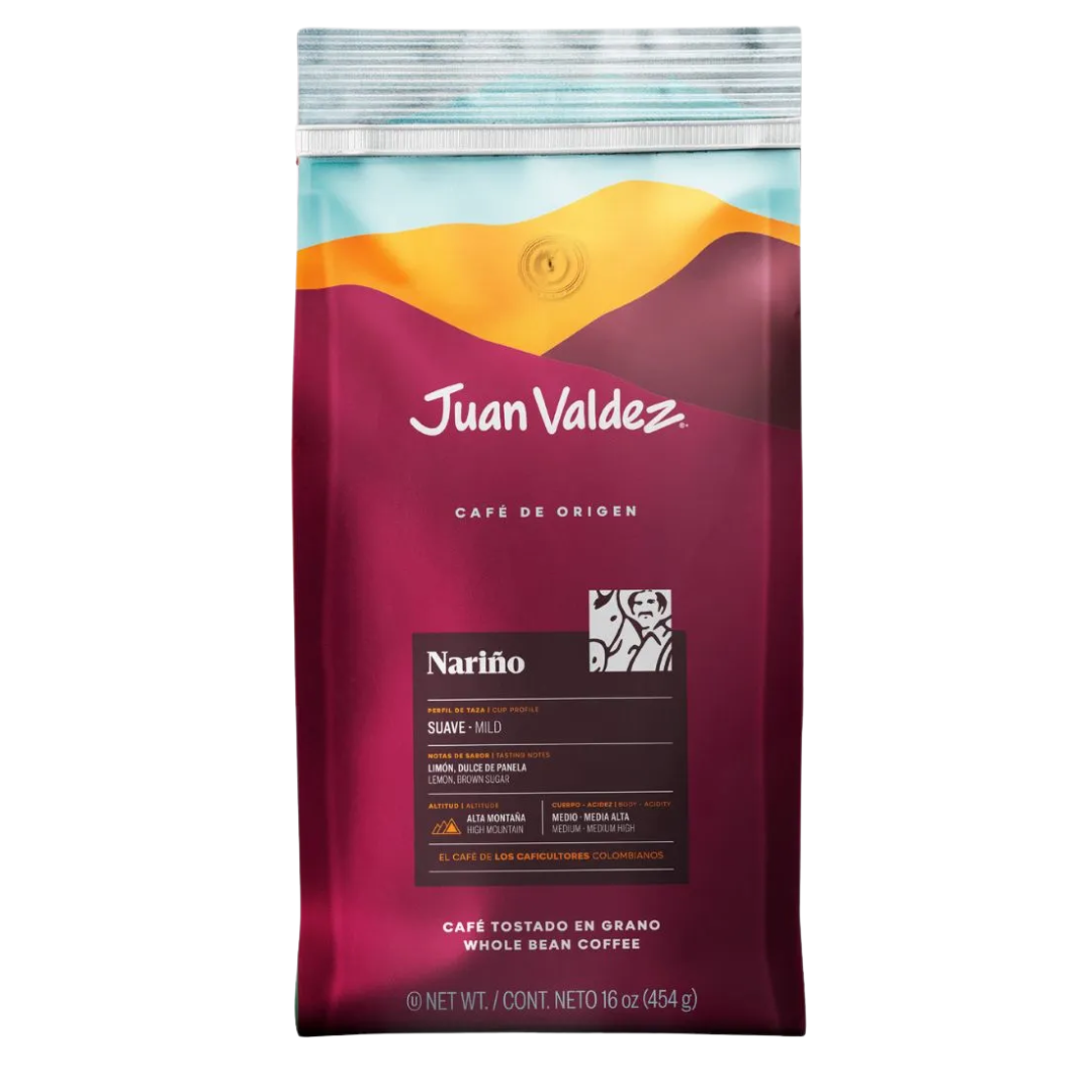 Juan Valdez Nariño Café en Grano 454g