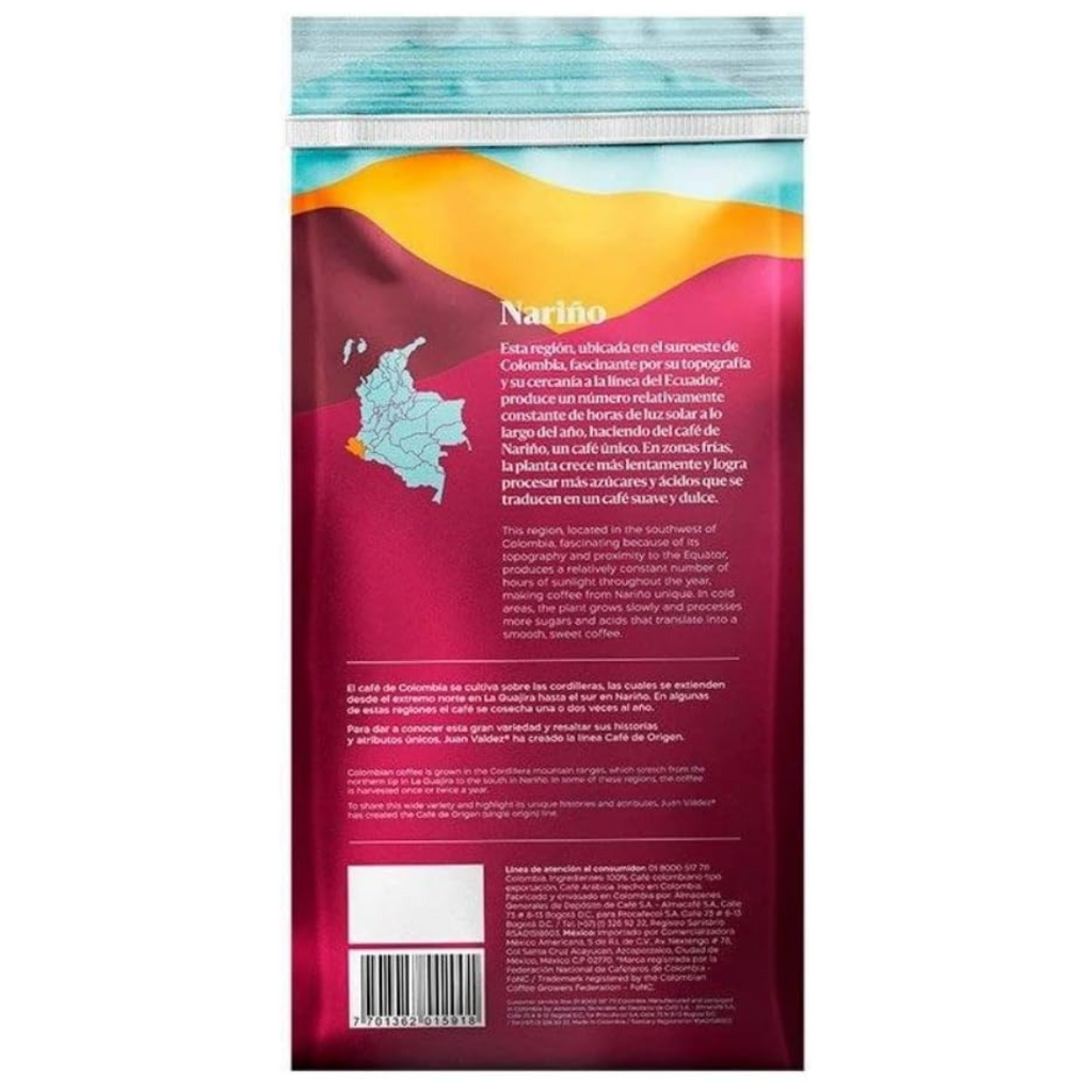 Juan Valdez Nariño Café en Grano 454g