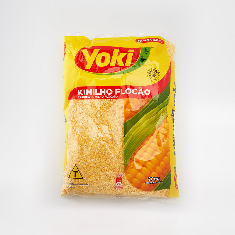 Yoki Kimilho Flocao  harina de maiz amarillo en copos 500g