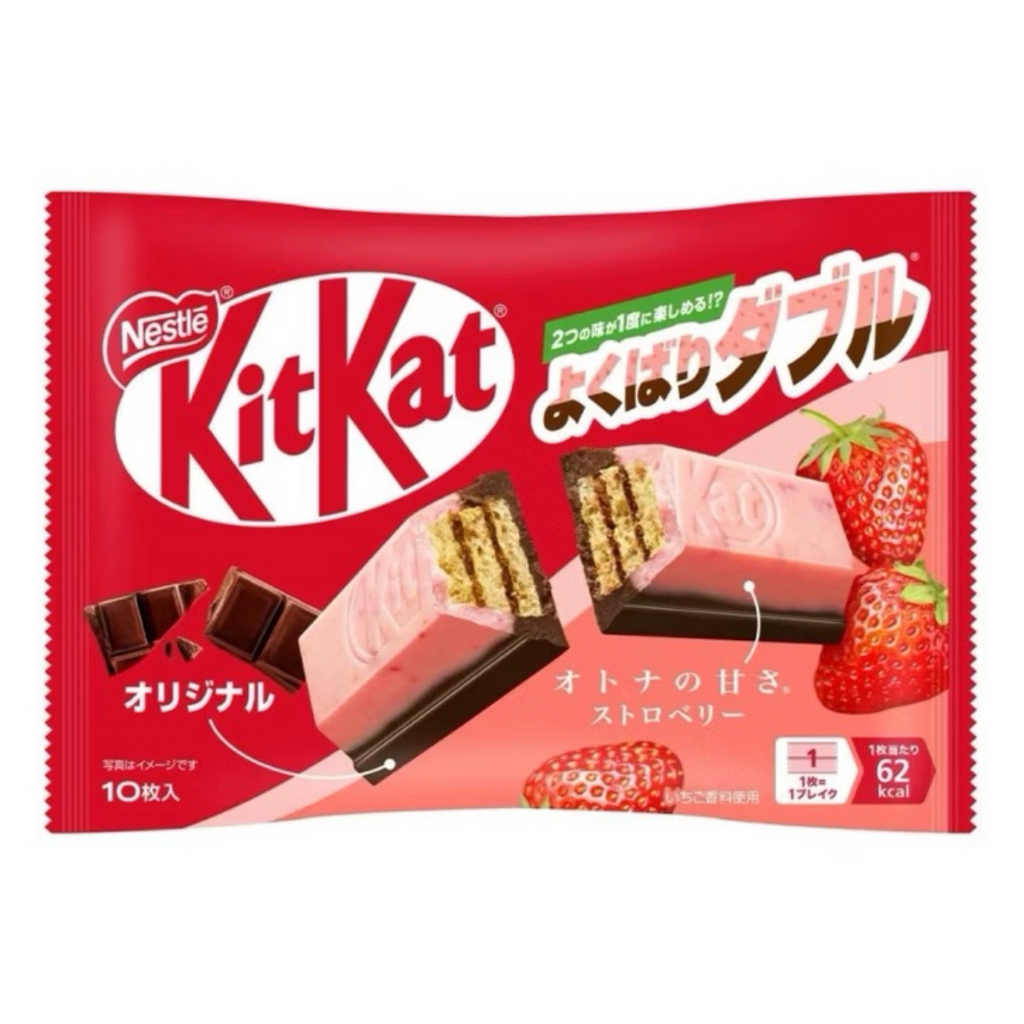 Kit Kat Duo Fresa y Chocolate - minis