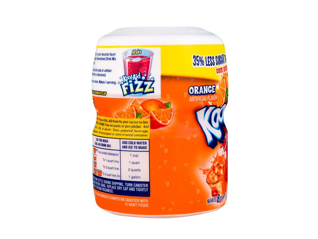 Kool Aid Orange Soft Drink Mix NET WT 19 OZ  (538g)