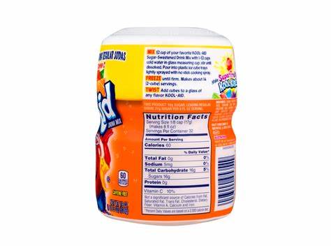 Kool Aid Orange Soft Drink Mix NET WT 19 OZ  (538g)