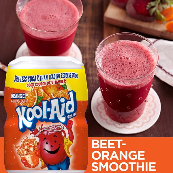Kool Aid Orange Soft Drink Mix NET WT 19 OZ  (538g)
