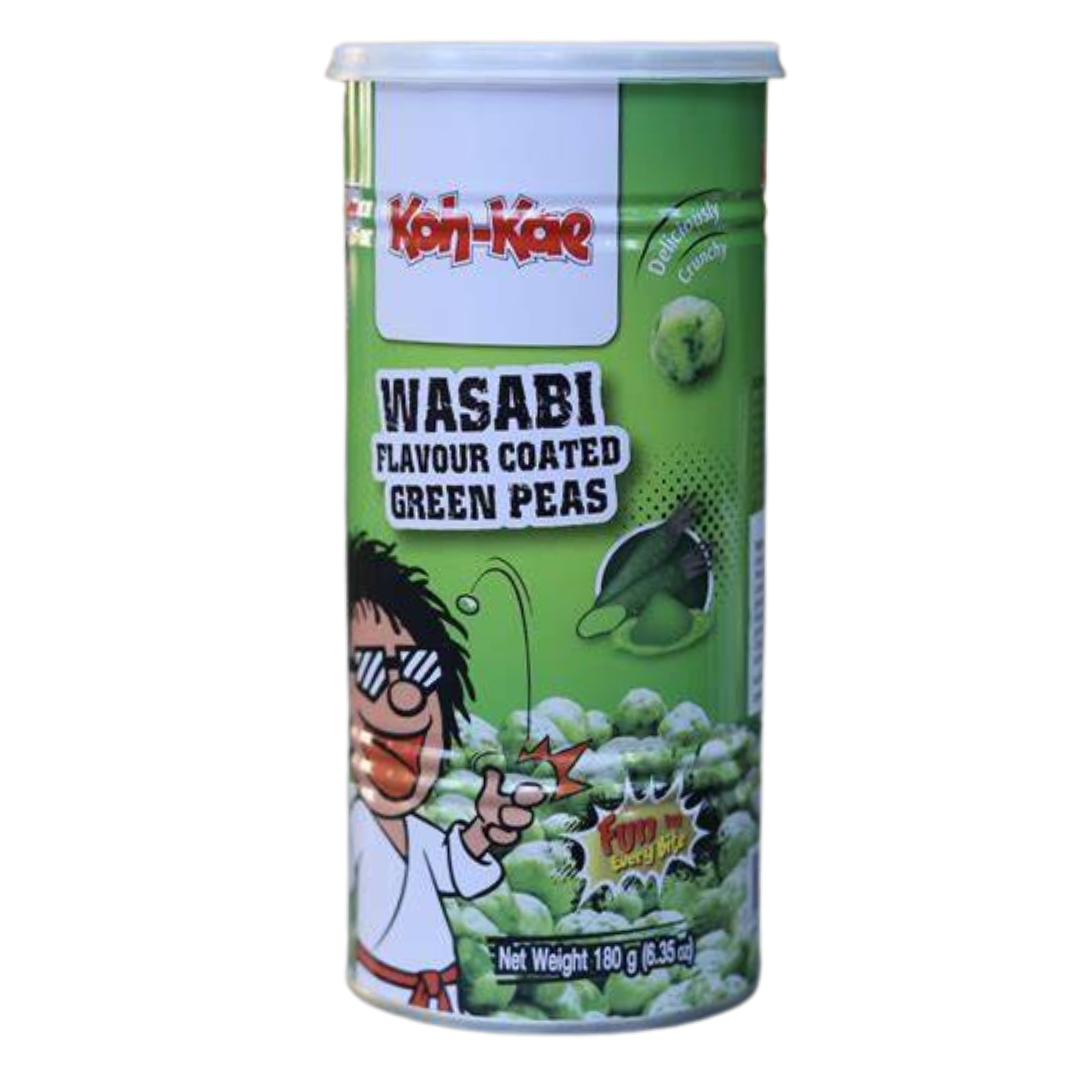 Koh-Kae Wasabi Flavoured Peas 180g / Guisantes verdes recubiertos con sabor a wasabi
