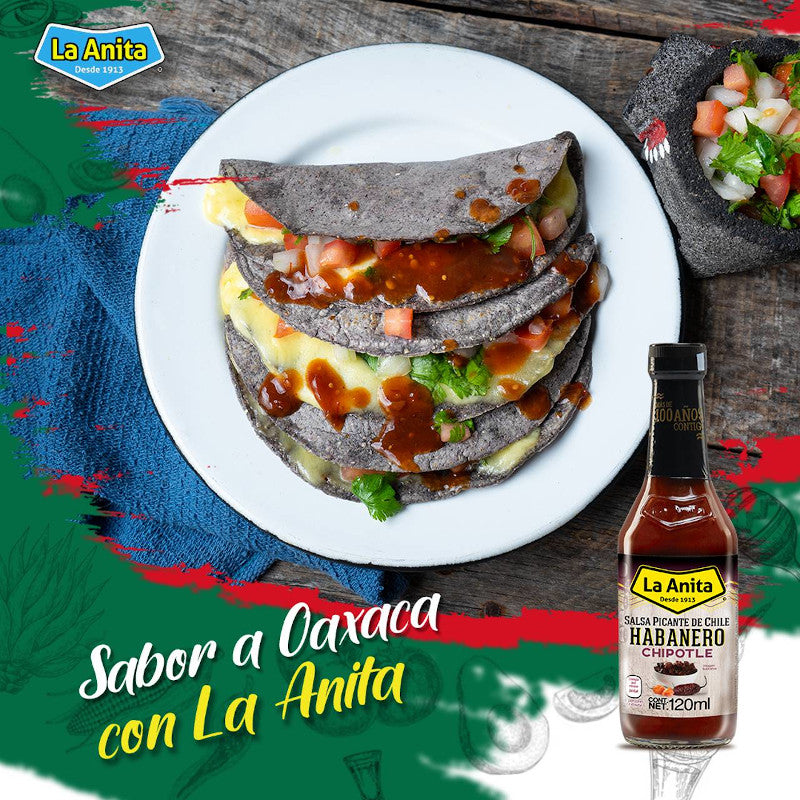 La anita fusión sabor chipotle y habanero - 120ml