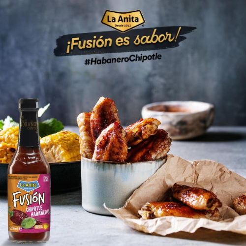 La anita fusión sabor chipotle y habanero - 120ml
