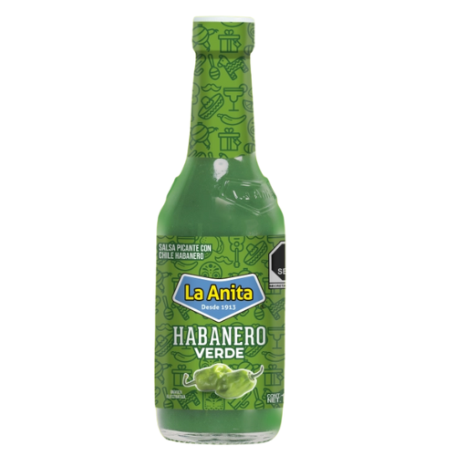 La anita salsa habanero verde - 120ml